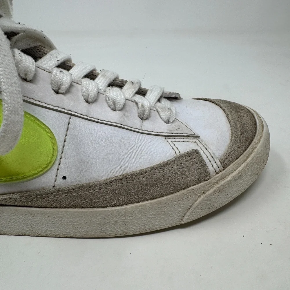 (NO INSERTS) Nike Blazer Mid 77 White‎ Mystic Shoe DV2234-100 Boys Size 7Y